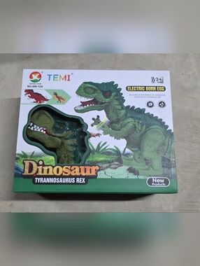 Electric Walking Dinosaur Toy with Sounds, Projection, Laying Egg
